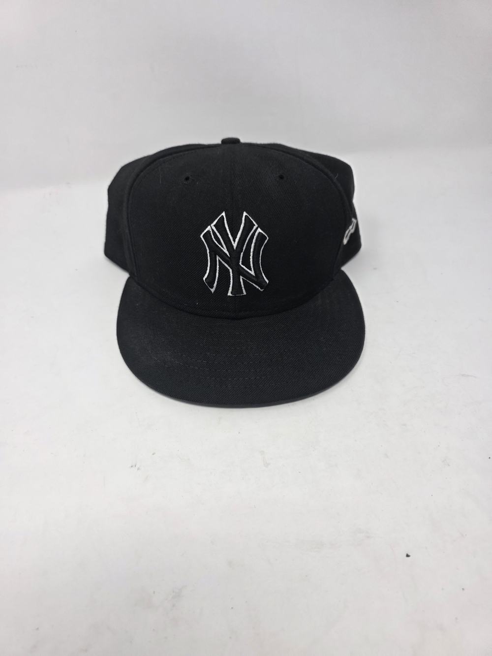 New Era Black Snapback with White NY Logo
